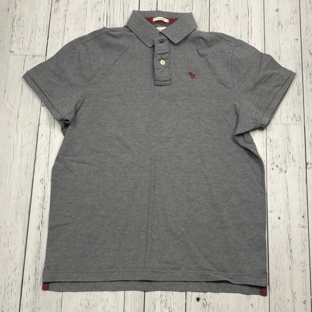 Abercrombie&Fitch grey polo shirt - His XXL