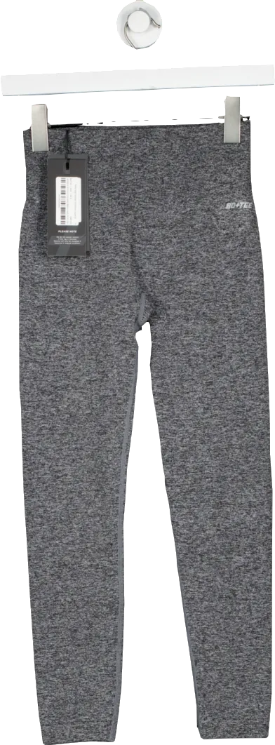 Bo Tee Grey Petite High Waisted Seamless Leggings UK S