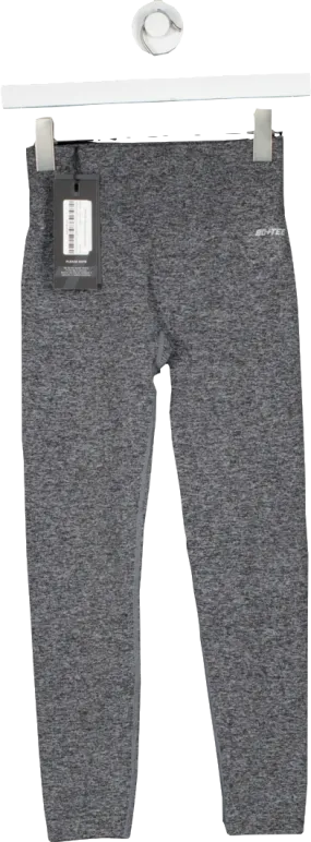 Bo Tee Grey Petite High Waisted Seamless Leggings UK S