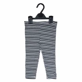 C1463 GSS Black with White Stripes Legging