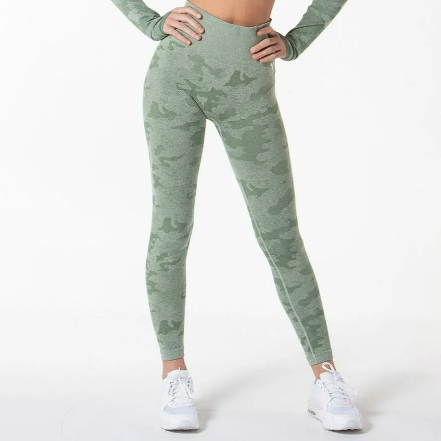 Camo 2.0 Leggings- Olive
