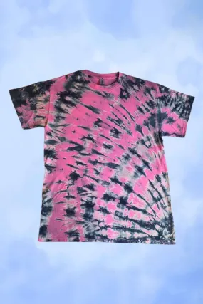 Candy Floss Pink Tie Dye Cotton T-Shirt