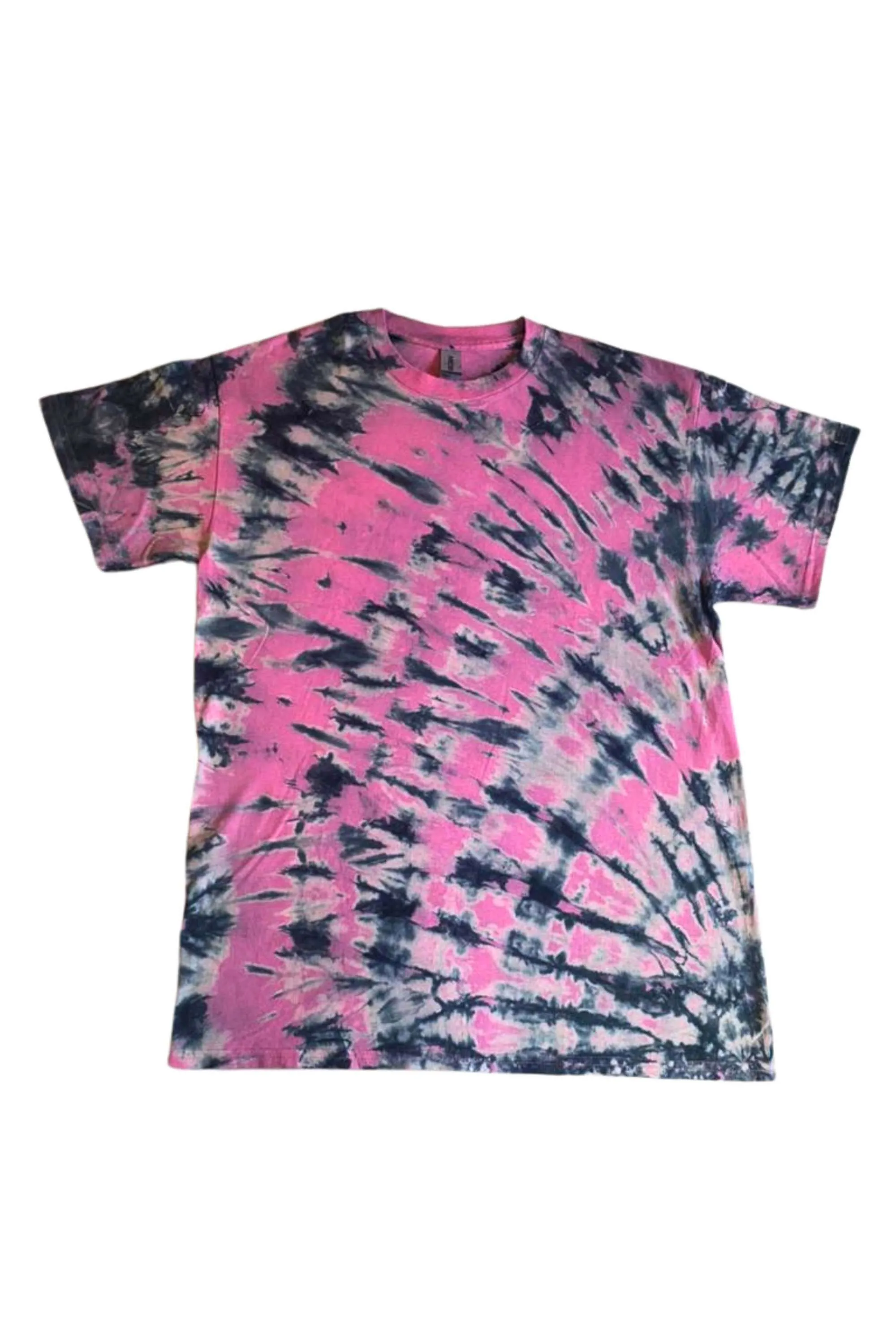 Candy Floss Pink Tie Dye Cotton T-Shirt