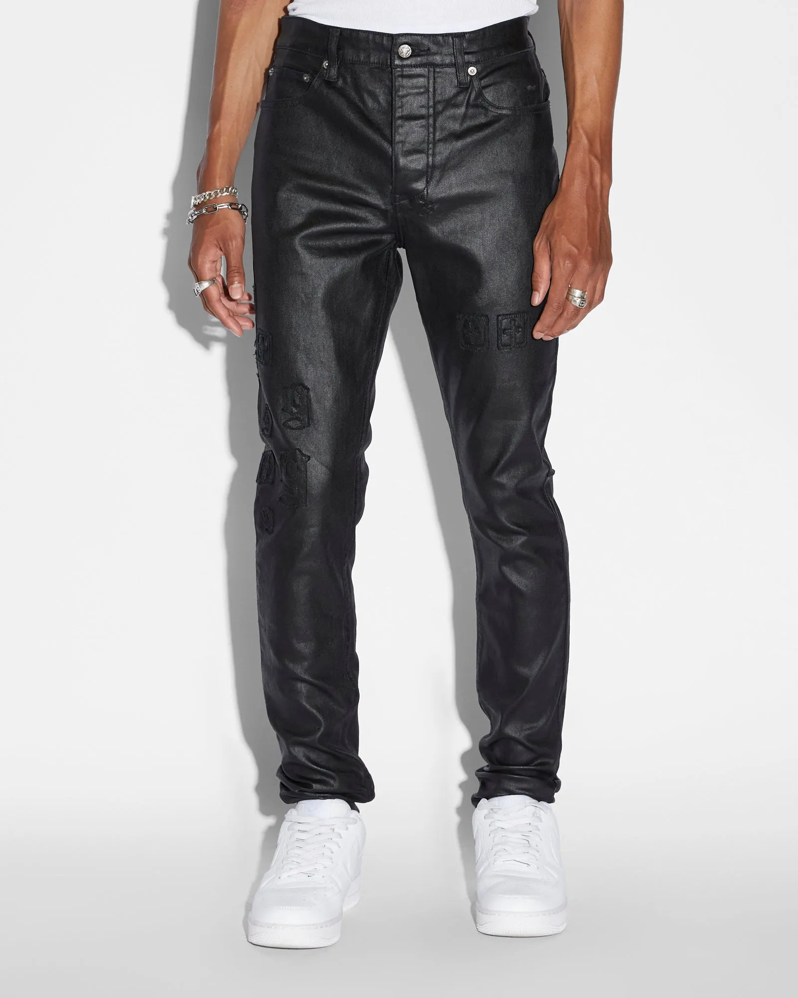 CHITCH 999 BLACK WAX JEANS