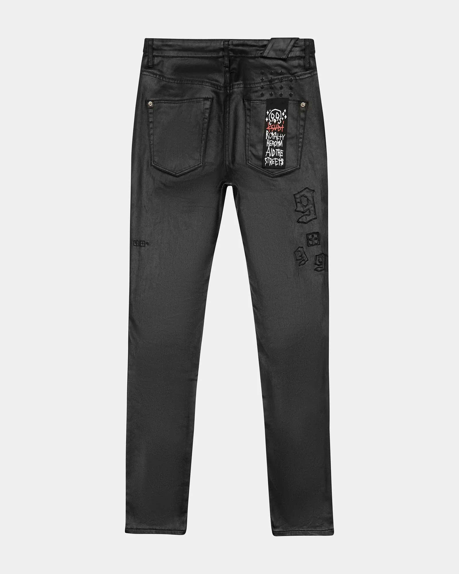 CHITCH 999 BLACK WAX JEANS