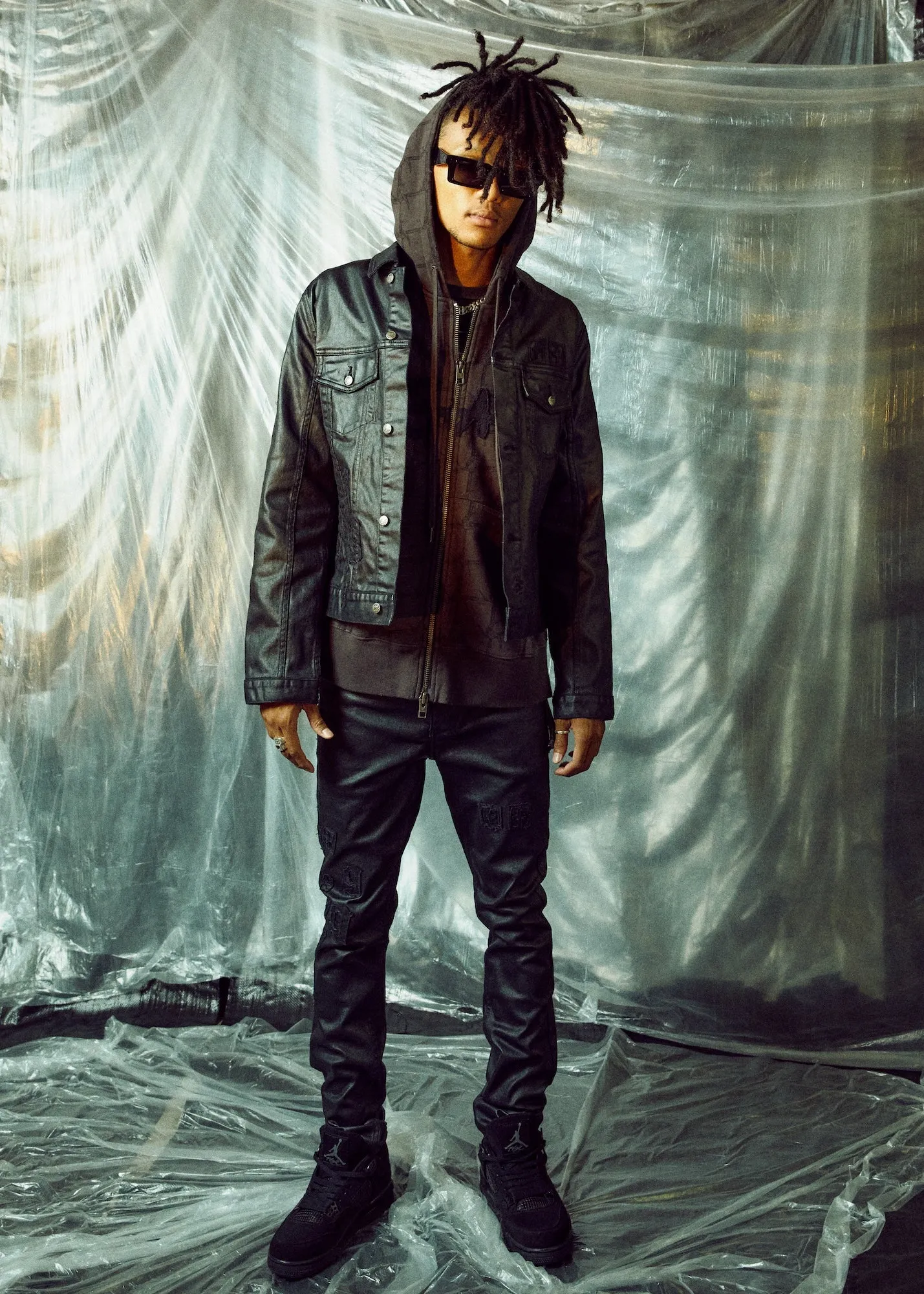 CHITCH 999 BLACK WAX JEANS