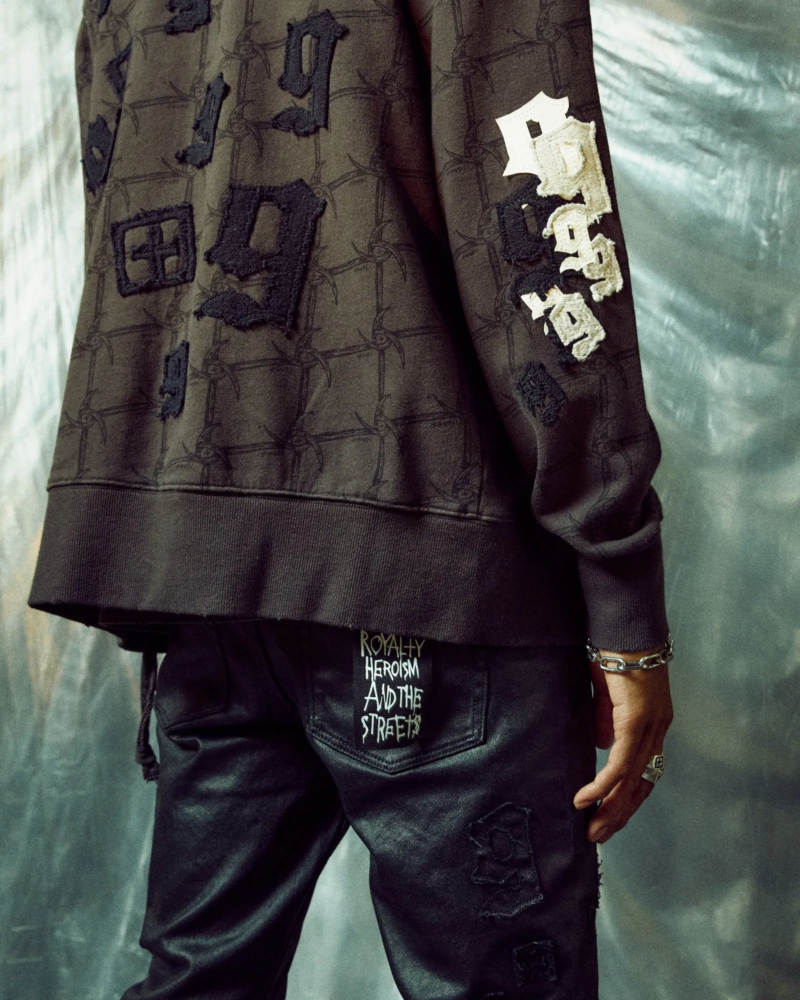 CHITCH 999 BLACK WAX JEANS