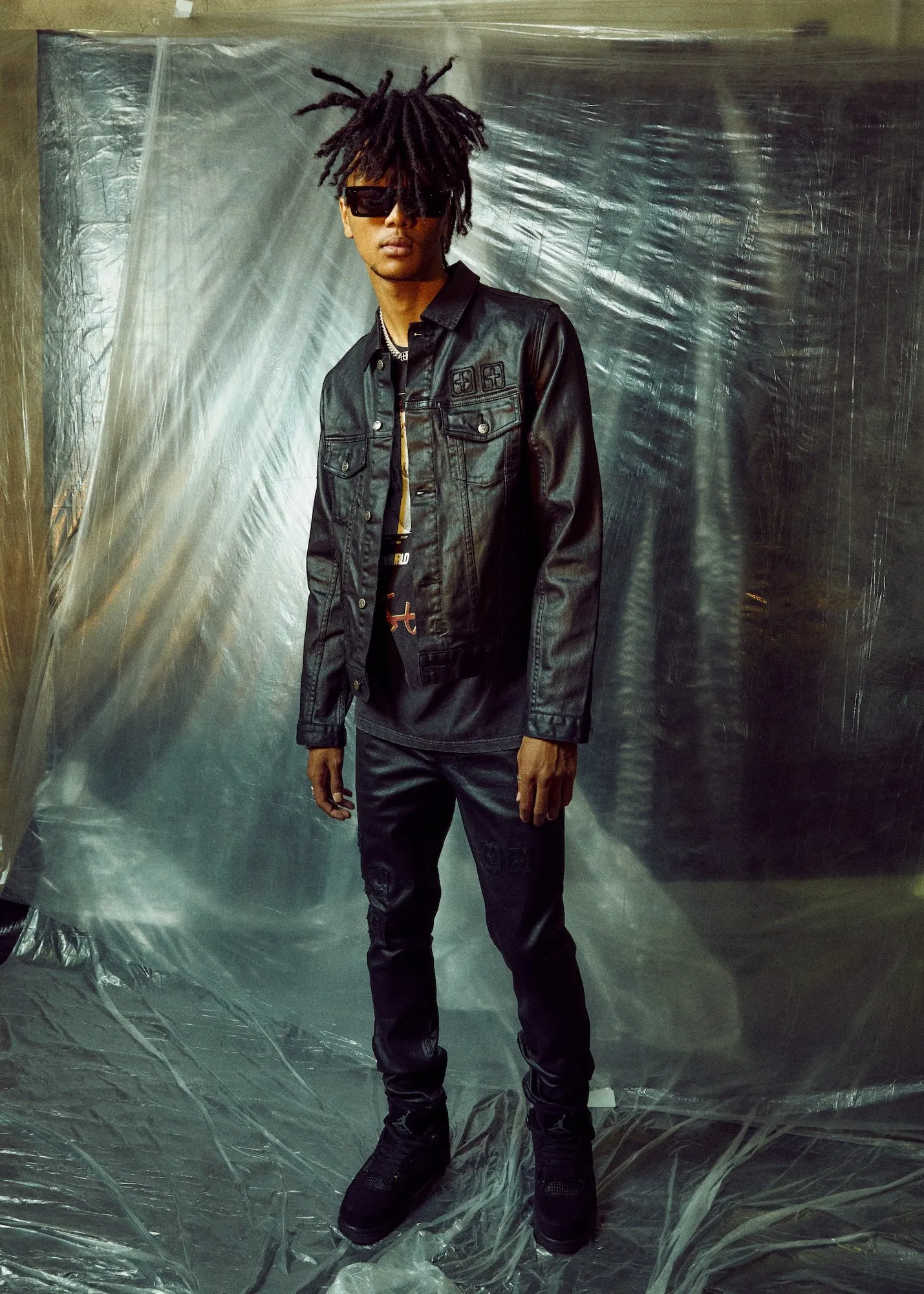 CHITCH 999 BLACK WAX JEANS