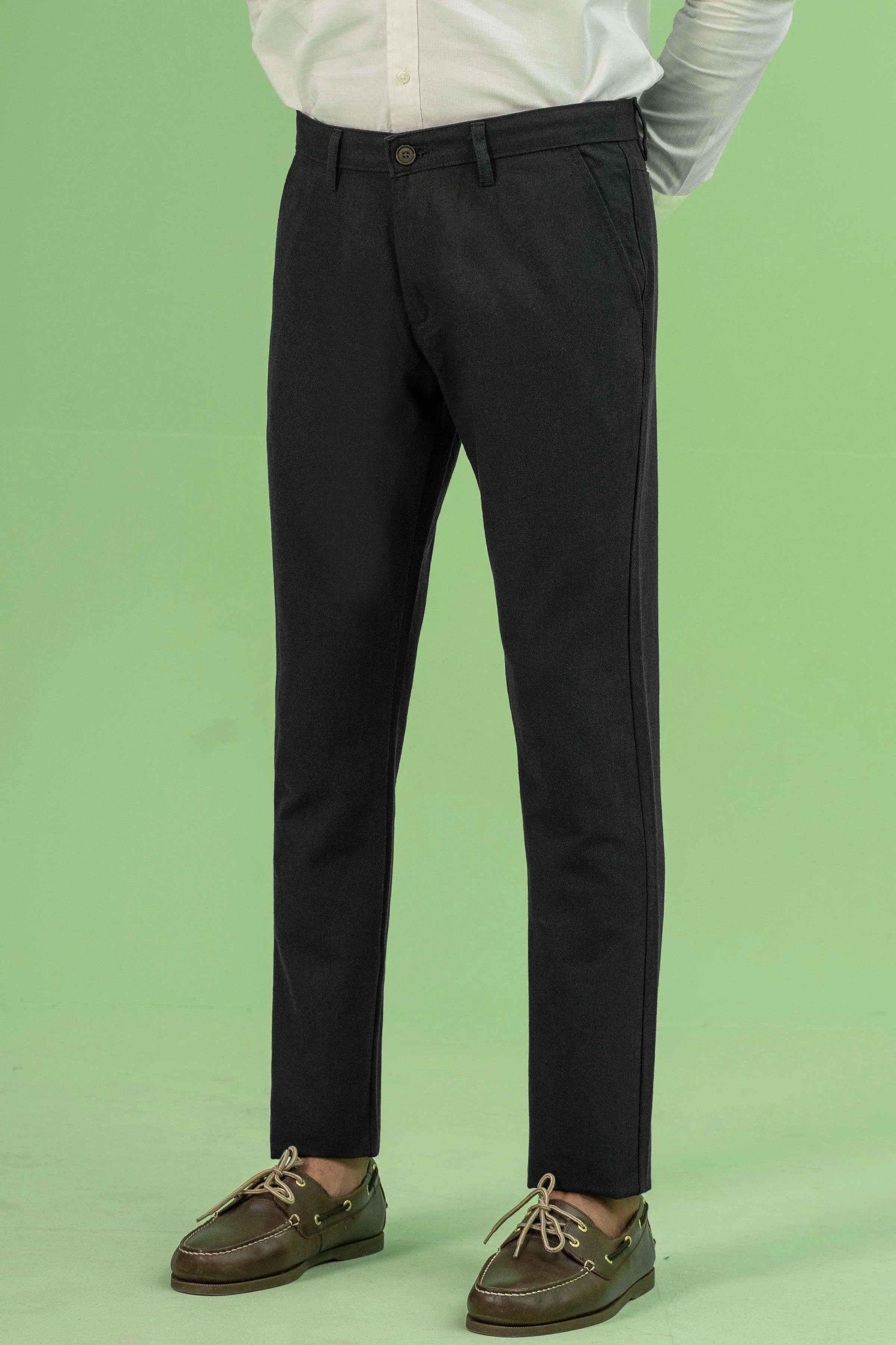 CROSS POCKET TEXTURED PANT NAVY