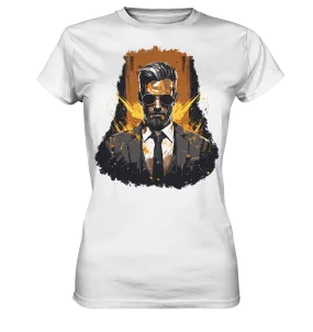 Damen T-Shirt mit Gentleman Motiv „Der Consultant“