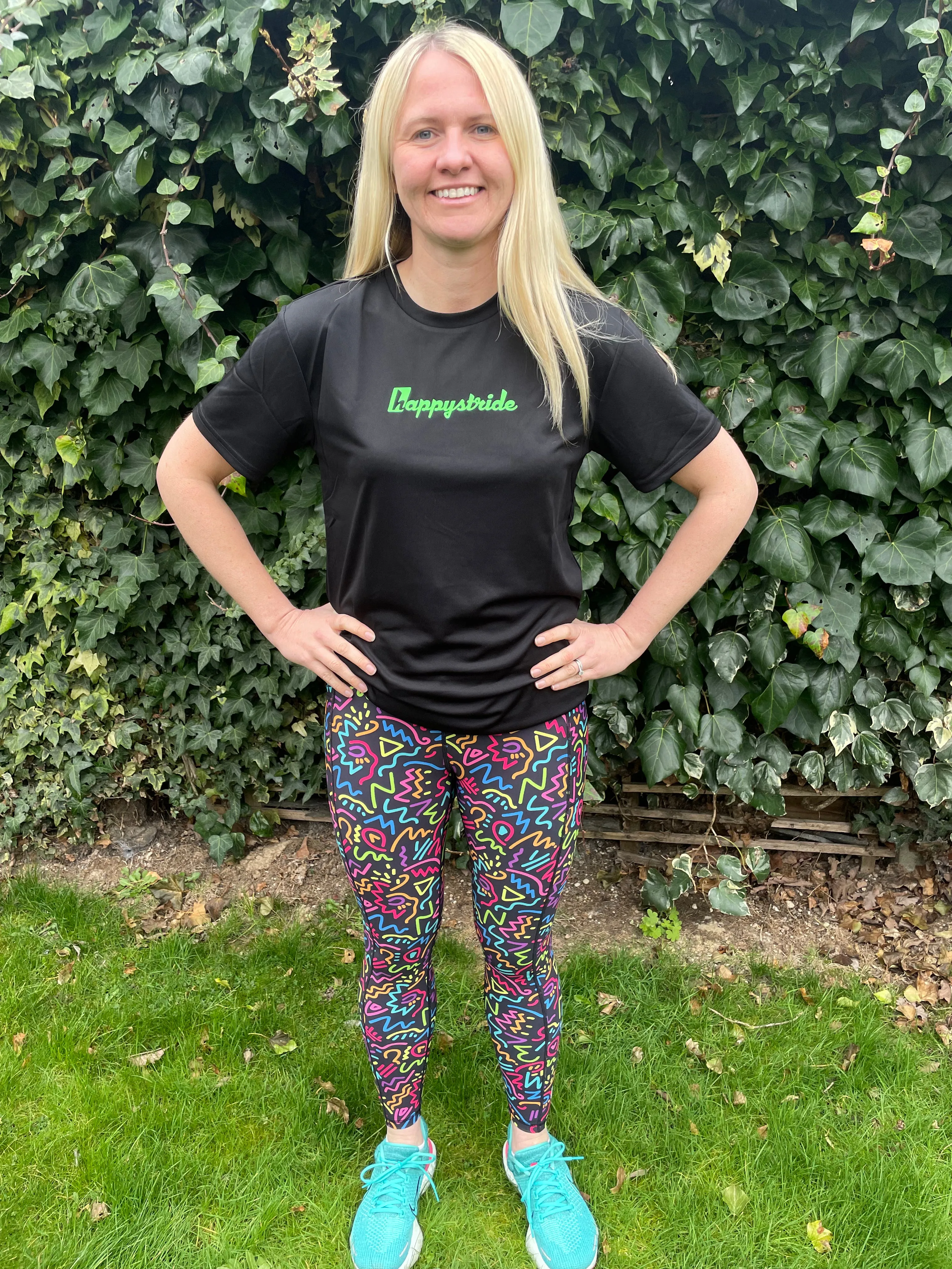 Disco doodle leggings