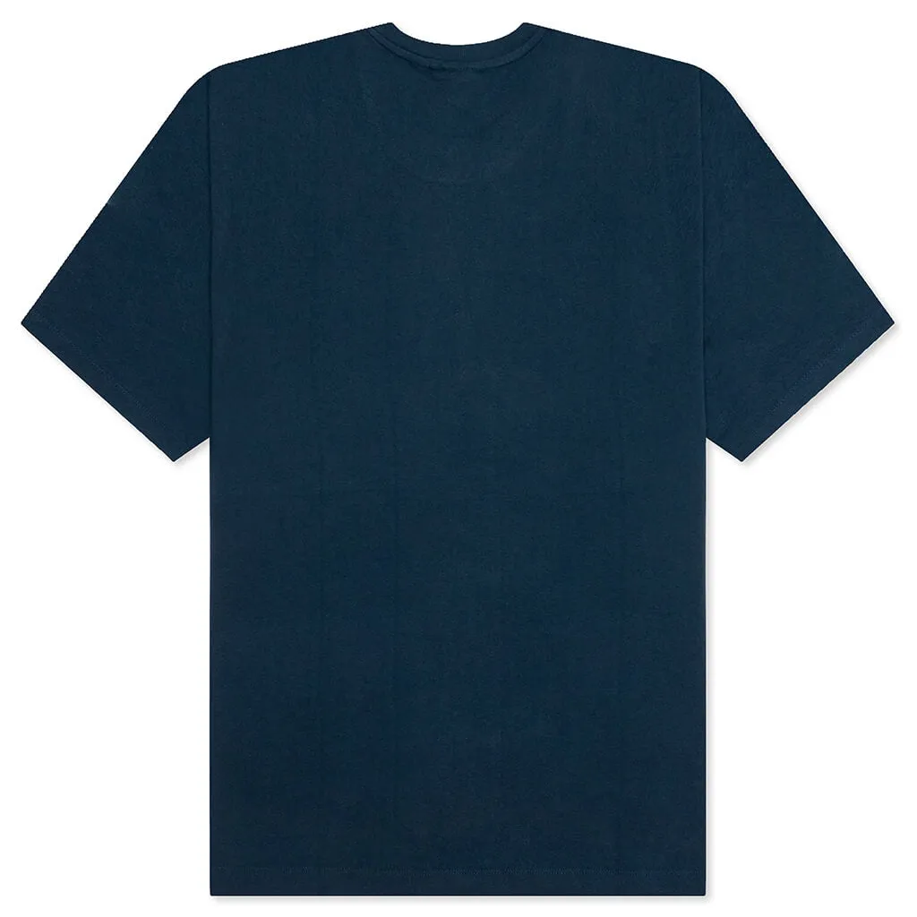 Distortion Table T-Shirt - Navy Blue