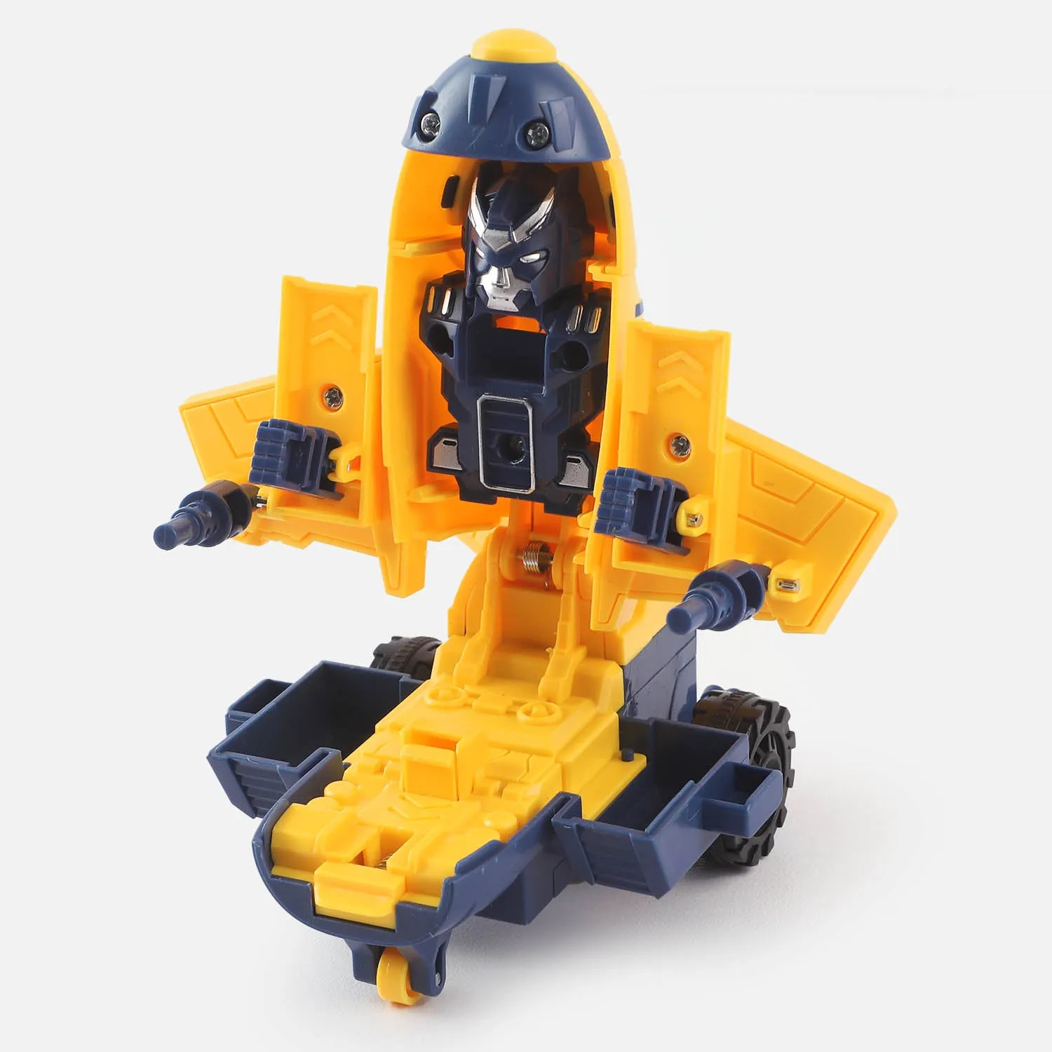 Smart Vehicle Toy: Friction-Powered Transforming Plane