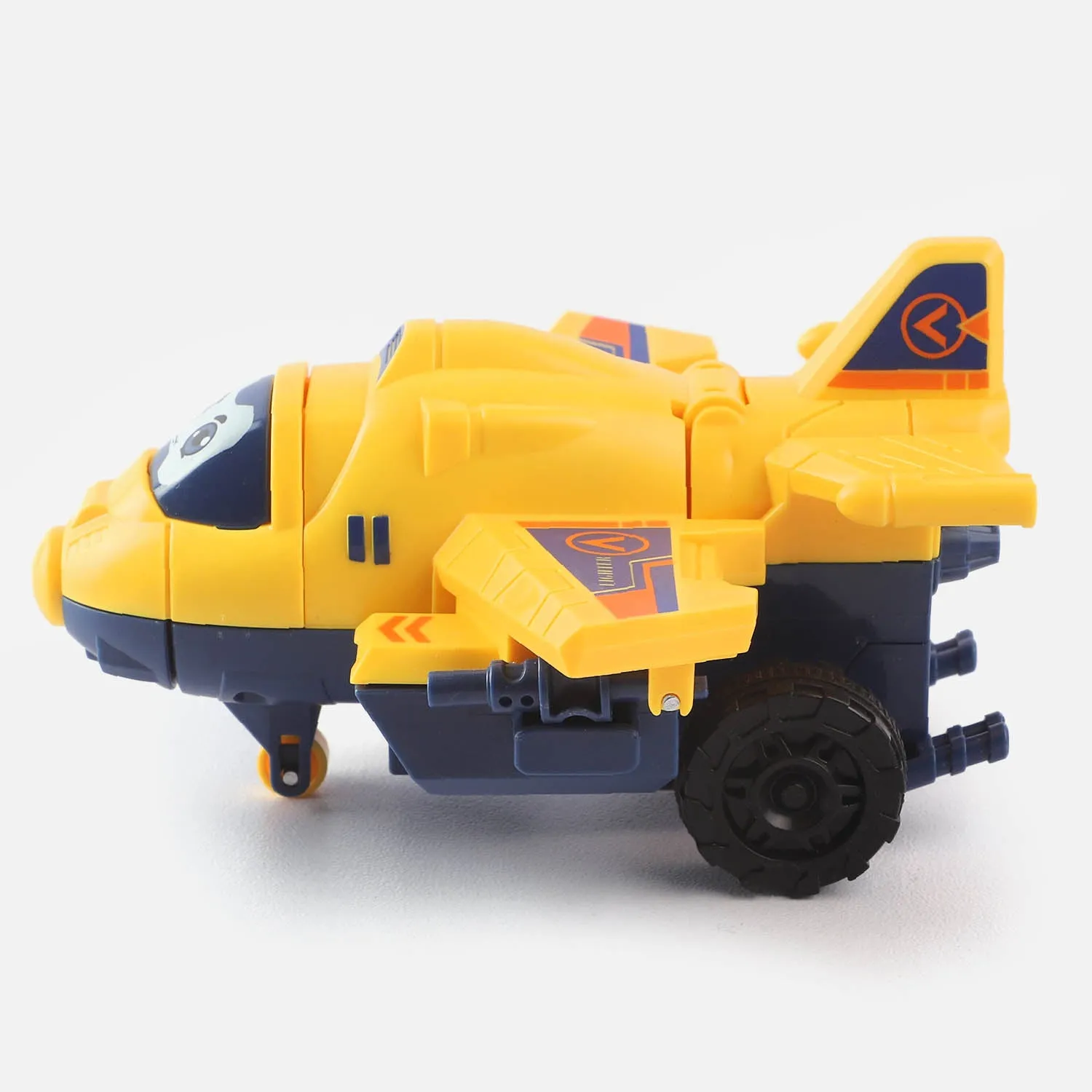 Smart Vehicle Toy: Friction-Powered Transforming Plane