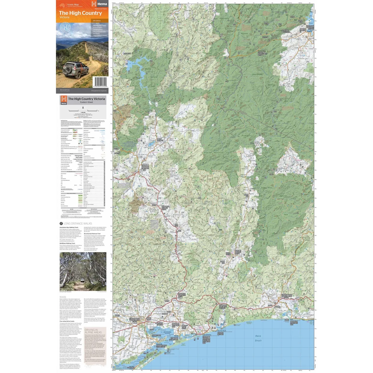 High Country Victoria Map - 9th Edition