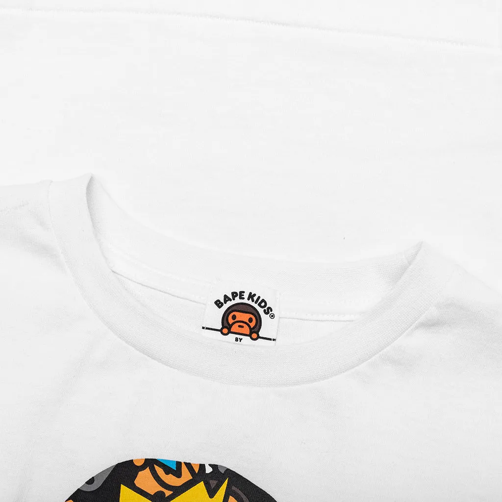 Kid's All Baby Milo Sta By Bathing Ape Tee - White