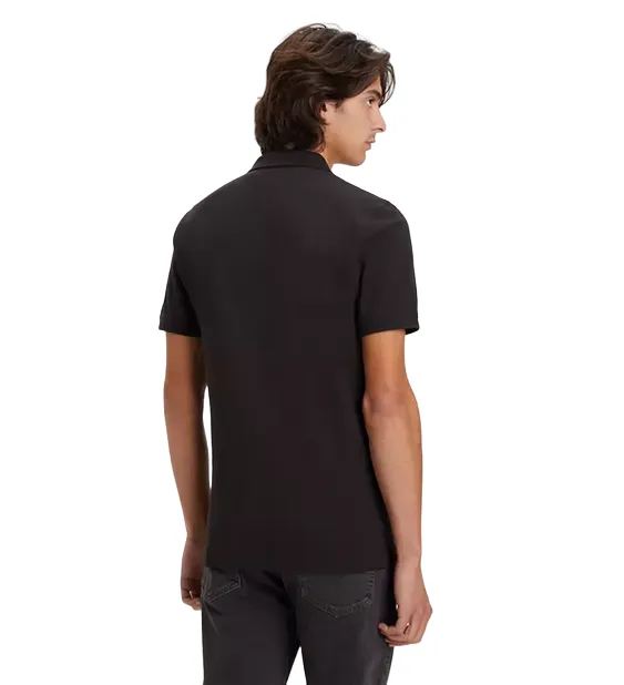 Levi's men's short sleeve polo Housemark Slim A4842-0015 black