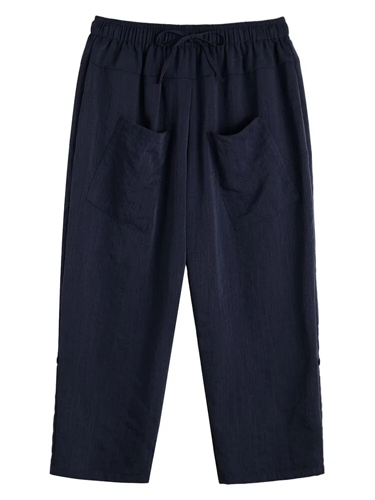 Linen Harem Beach Yoga Pants (US Only)