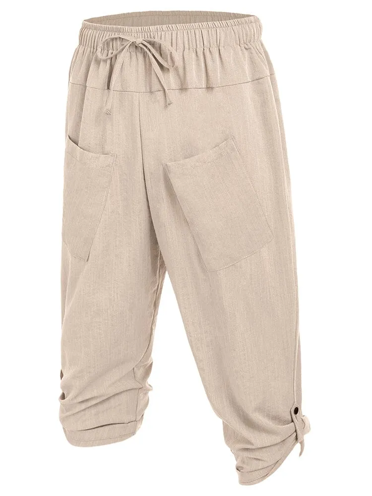 Linen Harem Beach Yoga Pants (US Only)