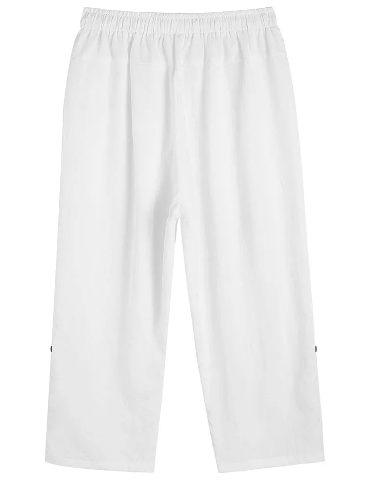 Linen Harem Beach Yoga Pants (US Only)