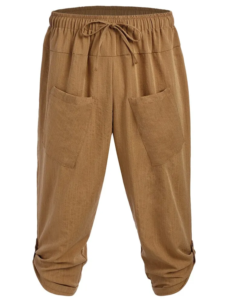 Linen Harem Beach Yoga Pants (US Only)