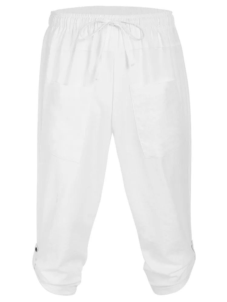 Linen Harem Beach Yoga Pants (US Only)