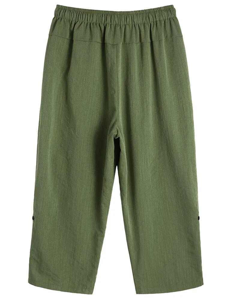 Linen Harem Beach Yoga Pants (US Only)