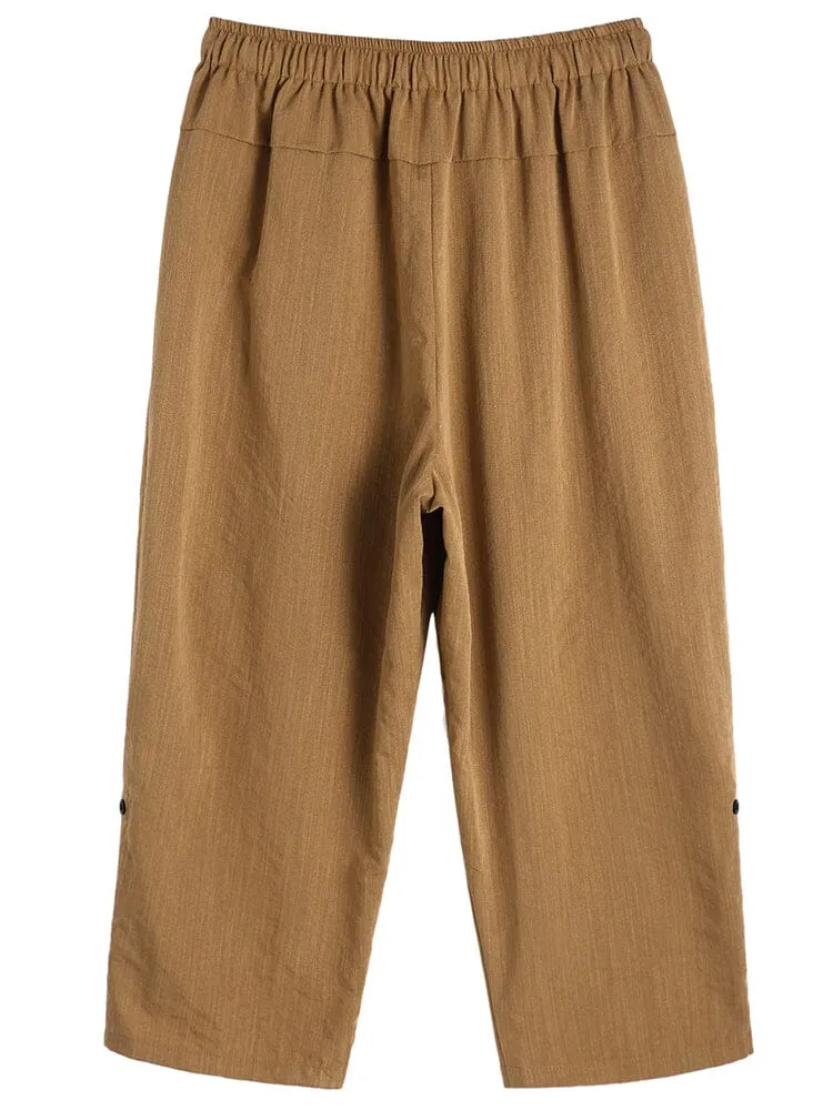 Linen Harem Beach Yoga Pants (US Only)