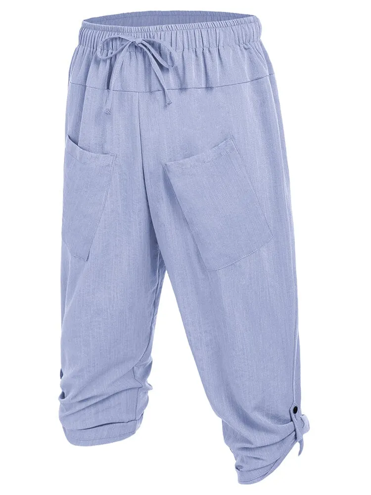 Linen Harem Beach Yoga Pants (US Only)