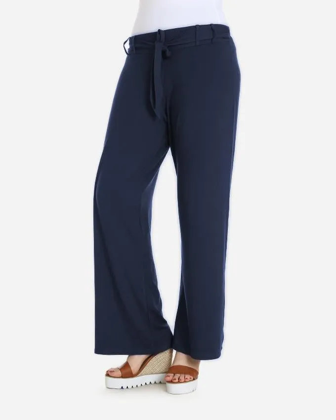 Loose Fit Flowy Pants With Several Colors With A Belt