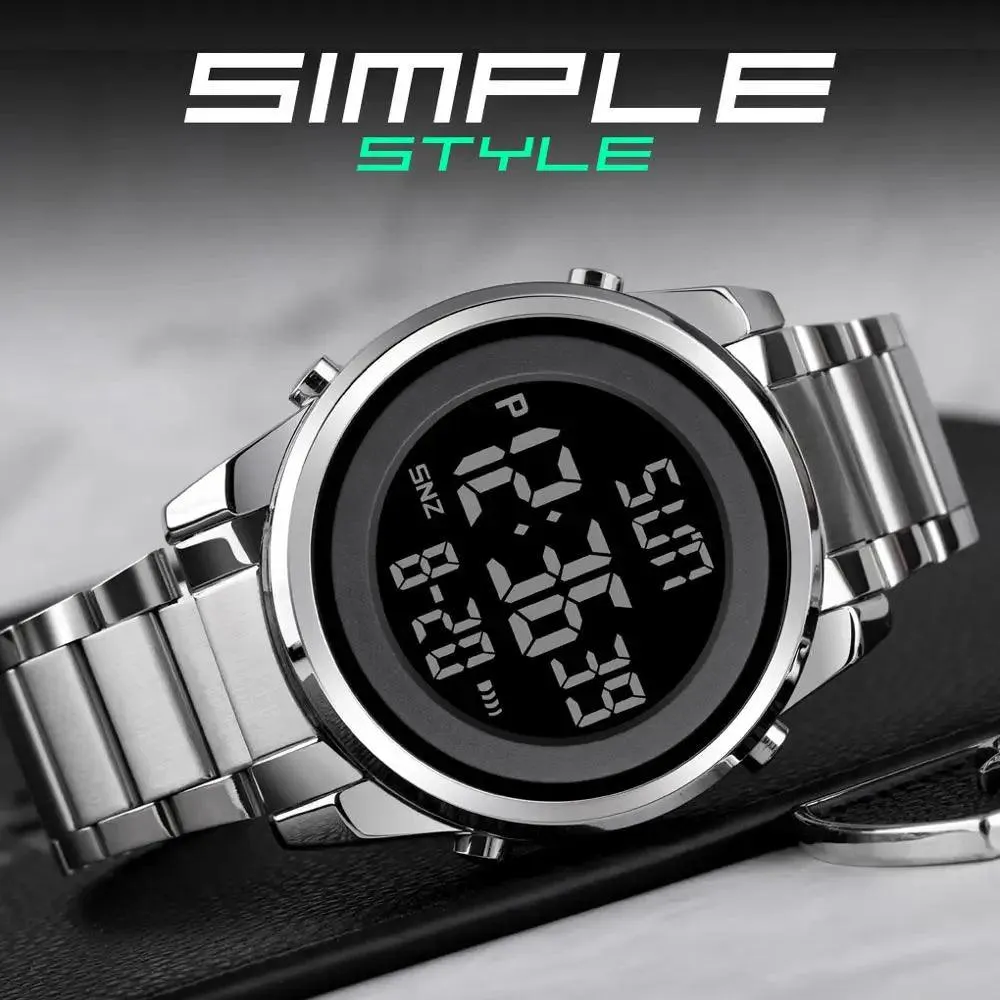 LSW222 Men's Simple Watch - Digital Business Multifunctional Watch