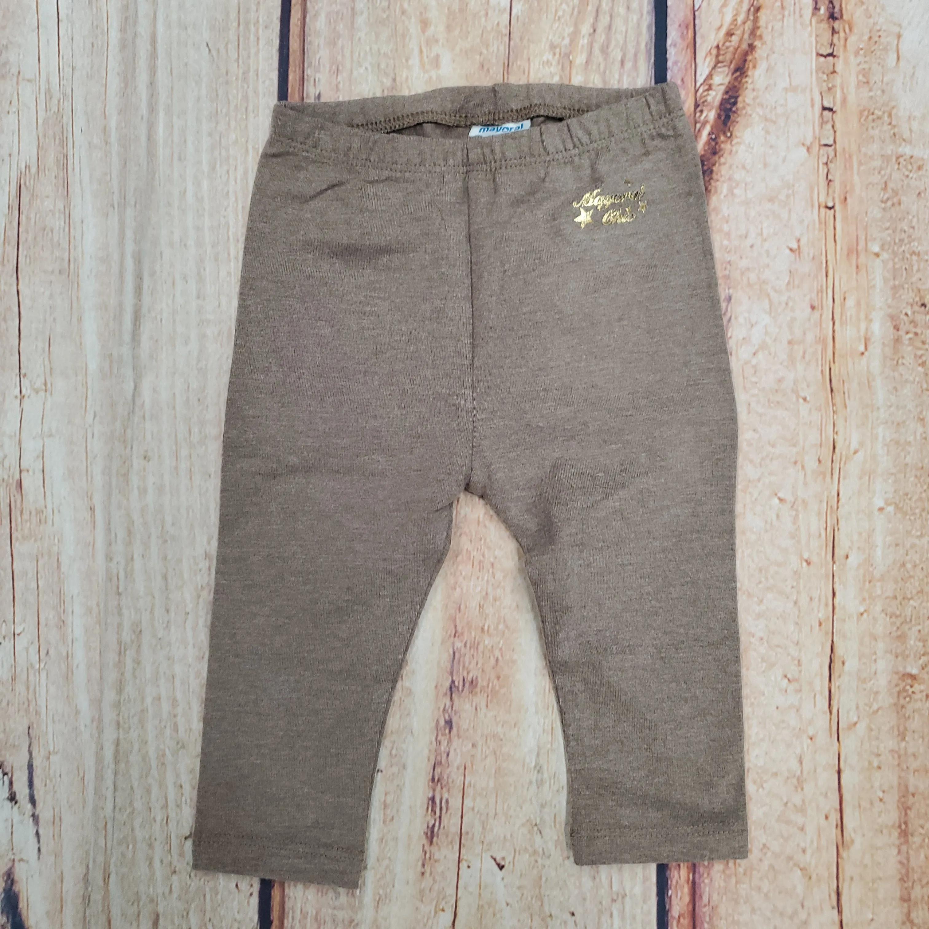 MAYORAL TAUPE BABY LEGGINGS