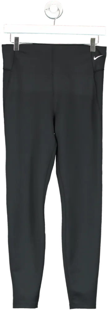 Nike Blue Dri Fit Black Leggings UK L