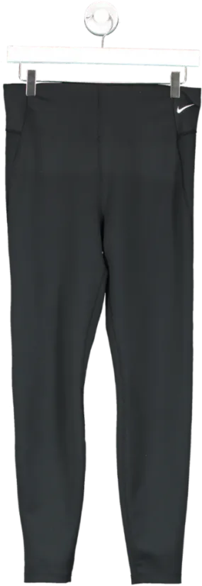 Nike Blue Dri Fit Black Leggings UK L