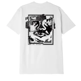 Obey men's short sleeve t-shirt Torn Icon Face 165263406 white
