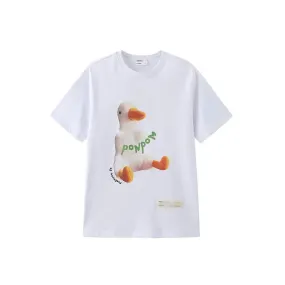 Ponpom Duck Round Neck T-Shirt