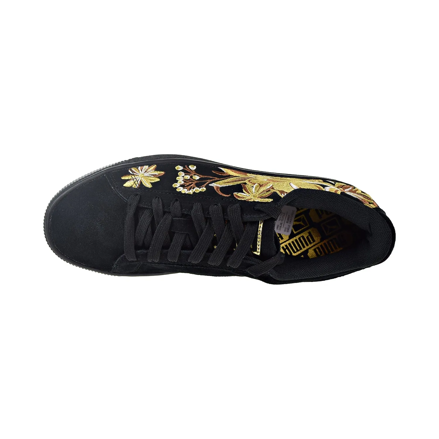 Puma Suede Hyper Emb Women's Shoes Puma Black/Puma Team Gold