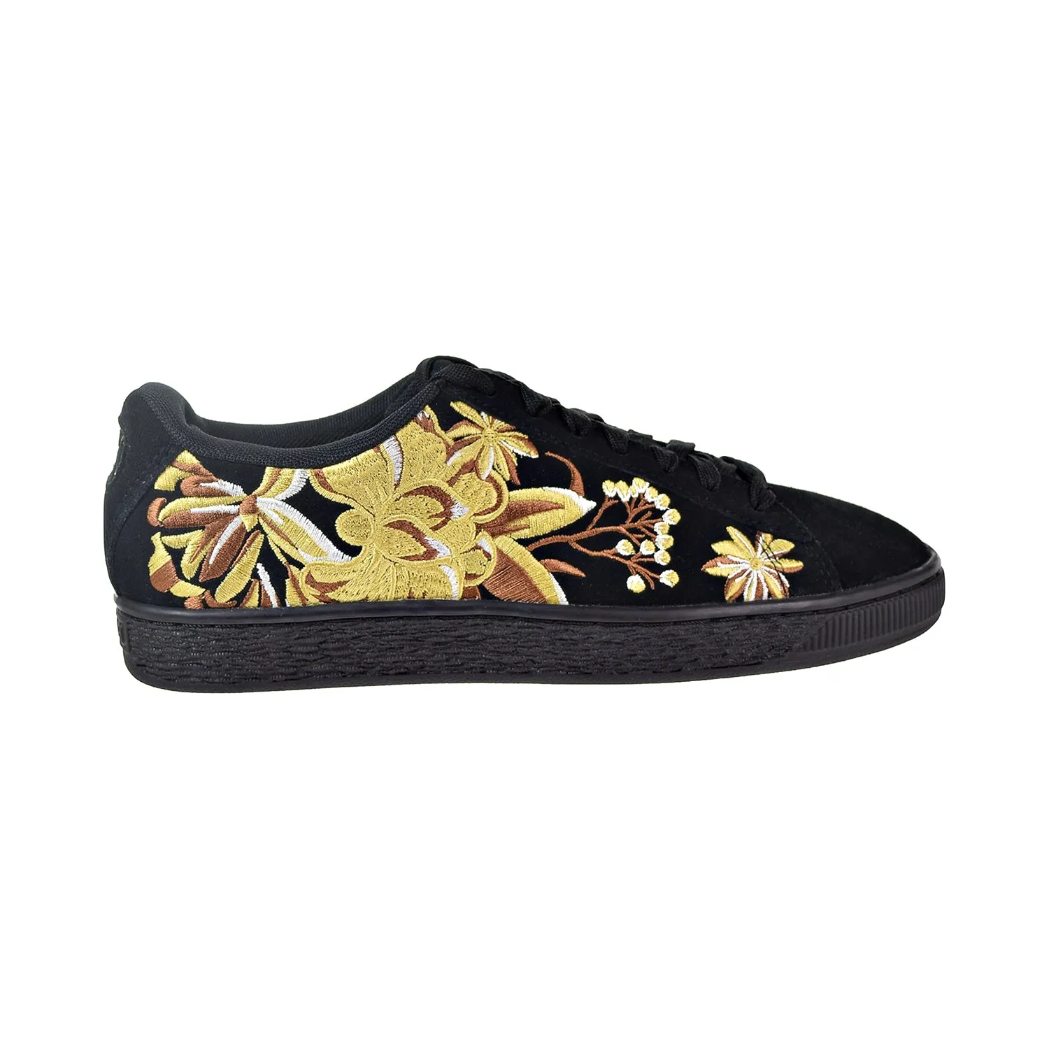 Puma Suede Hyper Emb Women's Shoes Puma Black/Puma Team Gold
