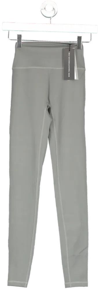 The Couture Club Grey Emblem Soft Touch Leggings UK 6