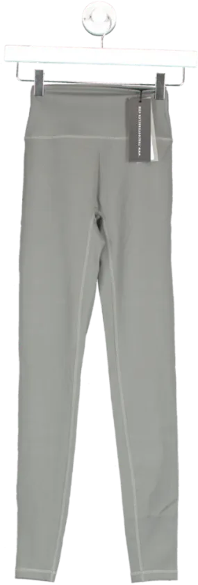 The Couture Club Grey Emblem Soft Touch Leggings UK 6