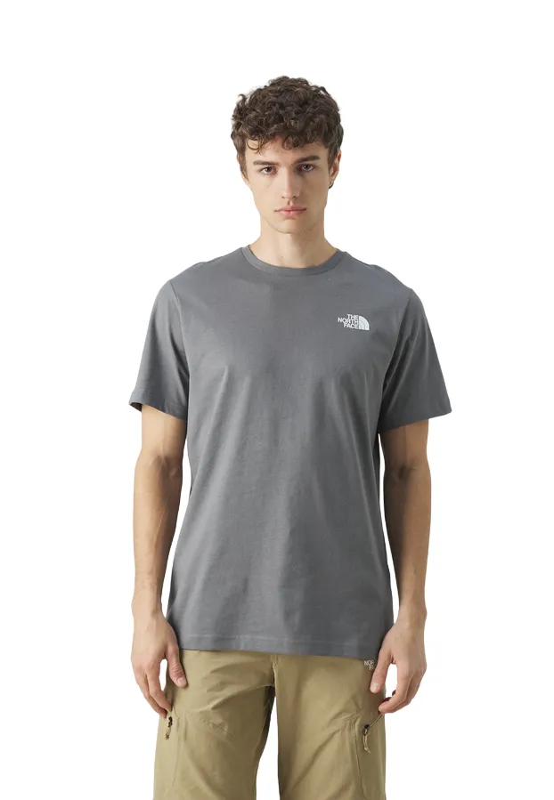The North Face men's short sleeve t-shirt RedboxNF0A87NP0UZ smoked pearl