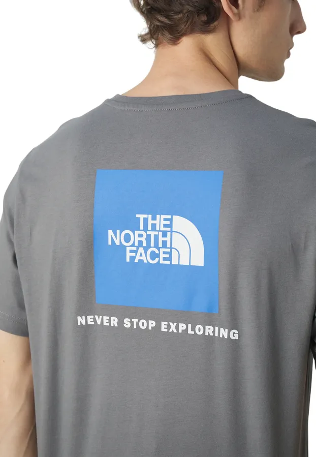 The North Face men's short sleeve t-shirt RedboxNF0A87NP0UZ smoked pearl