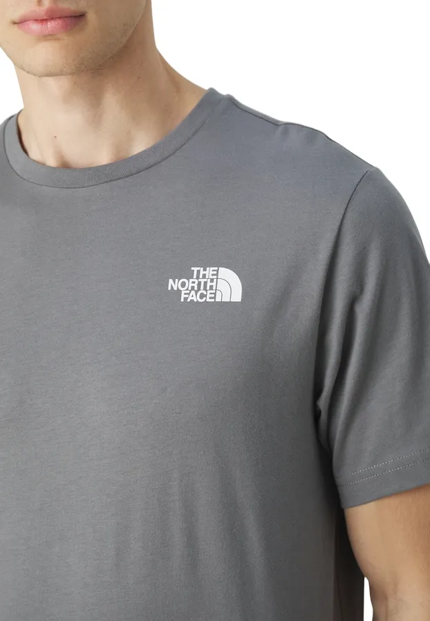 The North Face men's short sleeve t-shirt RedboxNF0A87NP0UZ smoked pearl