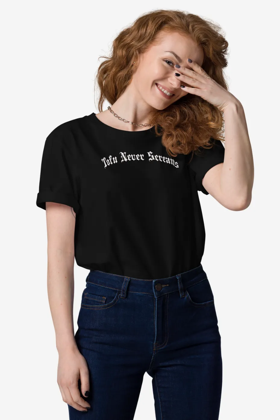 Tofu Never Screams Unisex t-shirt