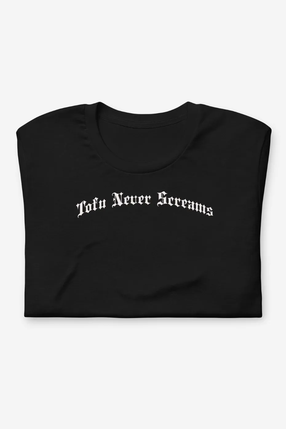 Tofu Never Screams Unisex t-shirt