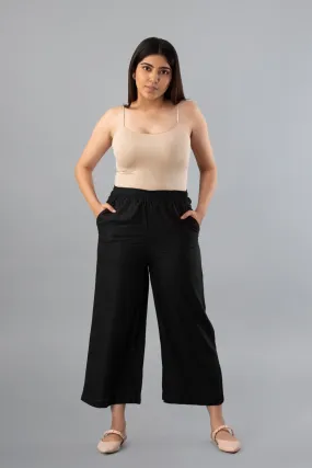 Women Women Black Palazzos